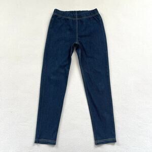 Tea Collection Elastic Waist Pull On Denim-Like Leggings Jeggings 23F12229 12